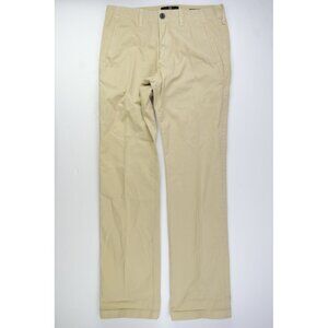Kasil Workshop Modern Vintage Sz. 33 Khaki Chino Truman Athletic USA Made Cotton